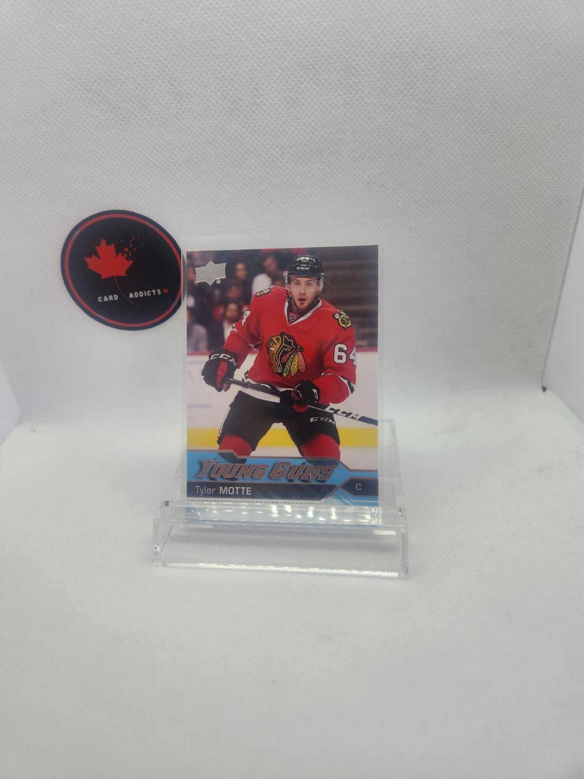 Tyler Motte Young Guns Rookie 2016-17 Upper Deck Card #216