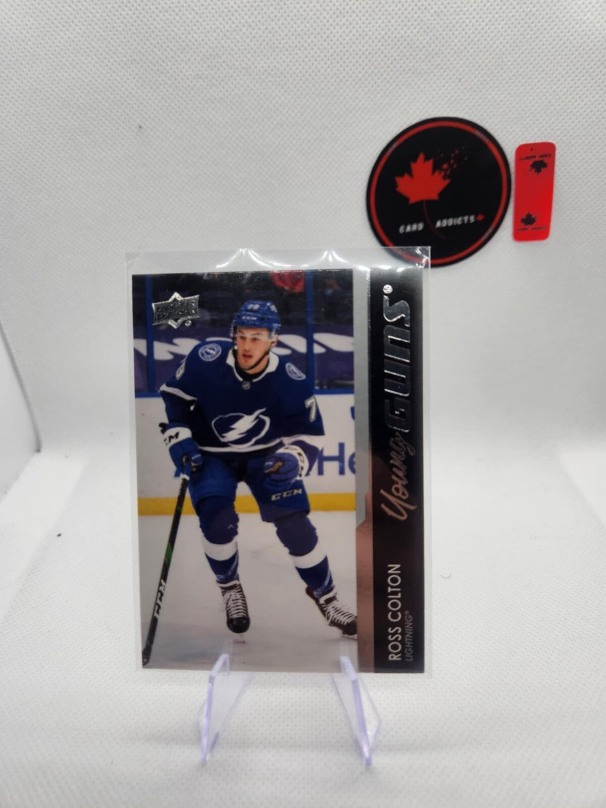 2021-22 Upper Deck Series 1 Young Guns Ross Colton #224 RC Rookie Lightning