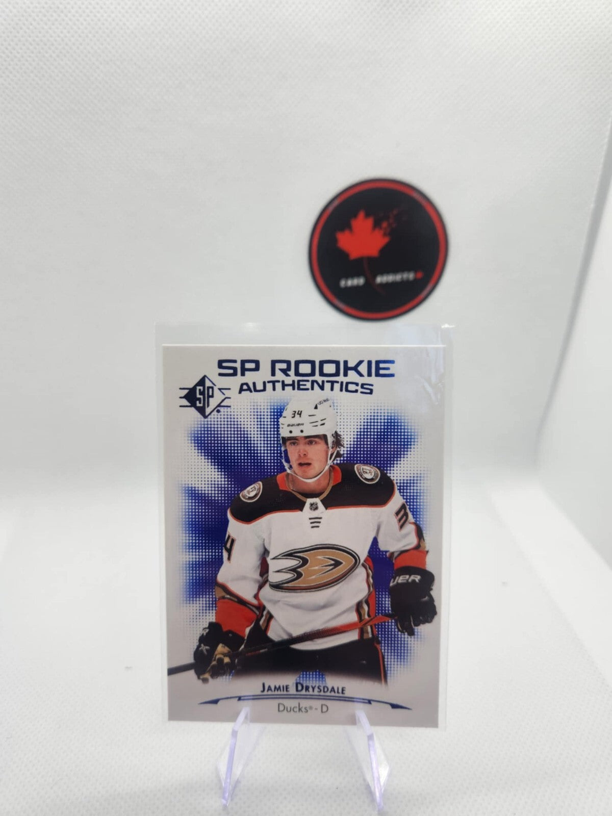 2021-22 UD SP Hockey Rookie Authentics Blue #136 Jamie Drysdale