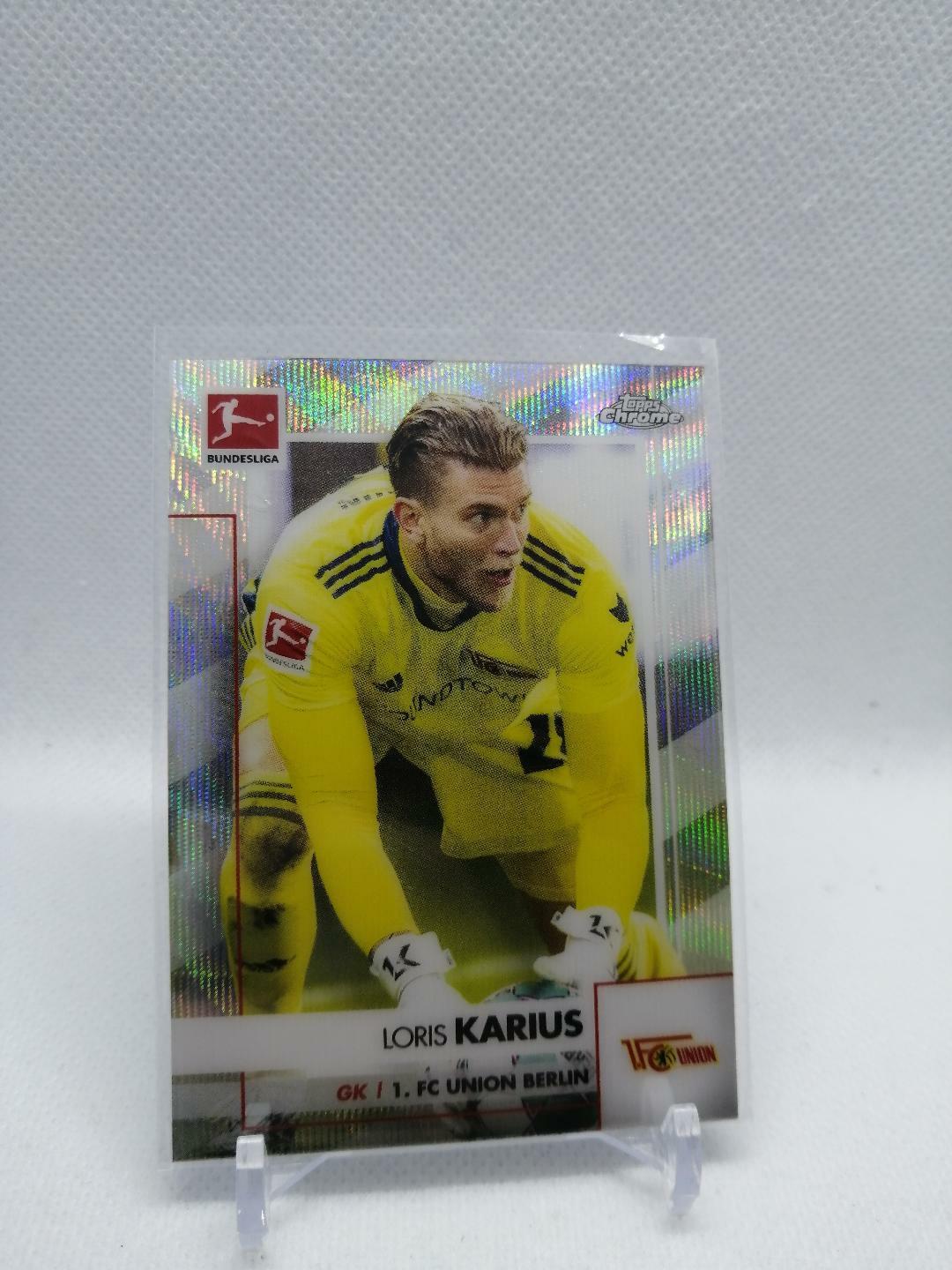 2020-21 Topps Chrome Bundesliga Loris Karius X-Fractor Refractor #15 /250