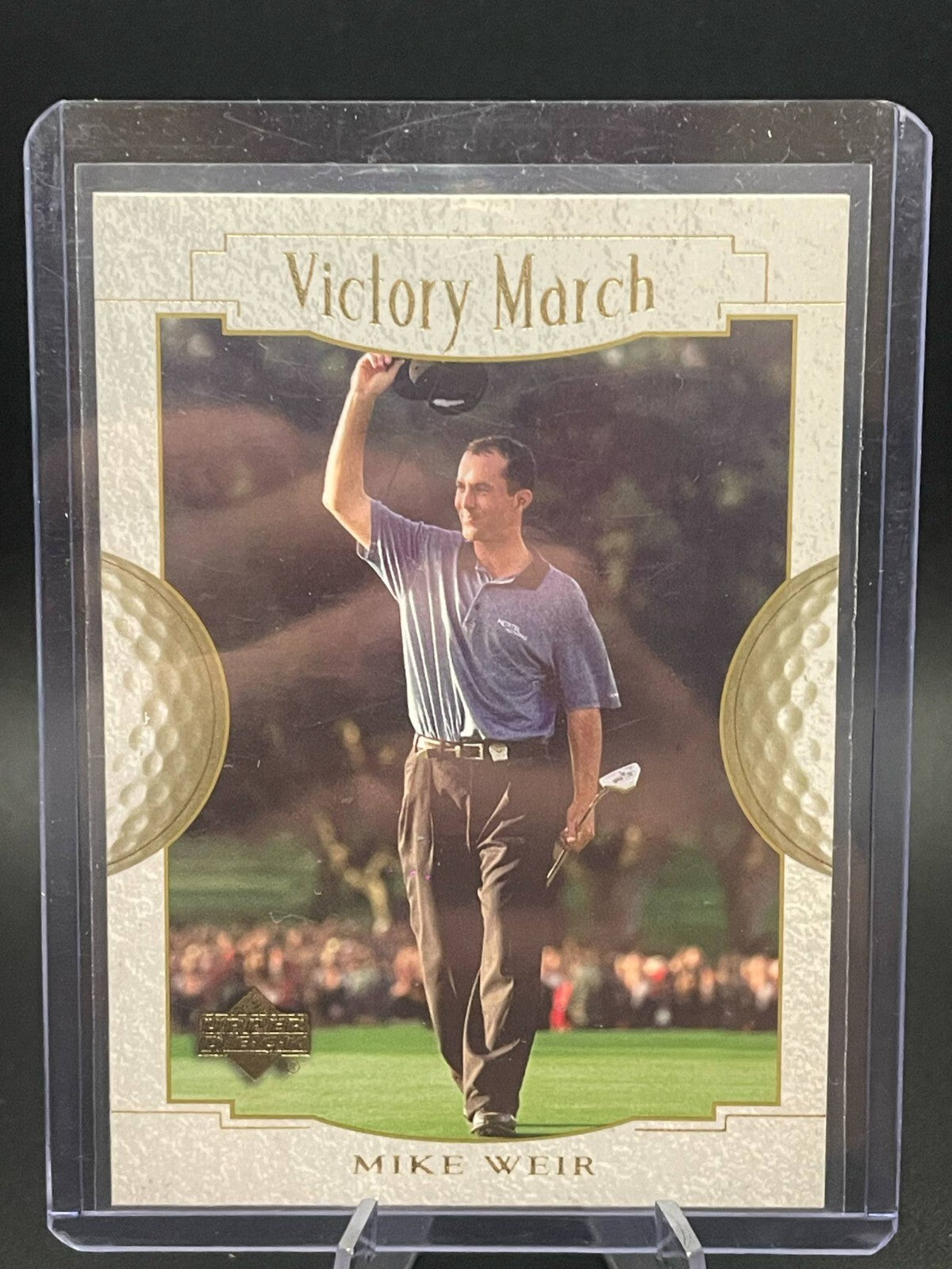 2001 Upper Deck #166 Mike Weir VM Victory Match Golf SKU#G1052