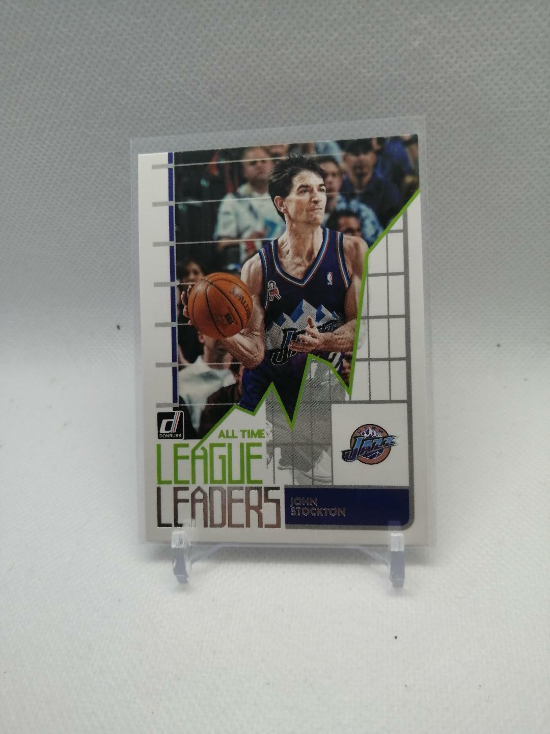 2020-21 Donruss All Time League Leaders #8 John Stockton