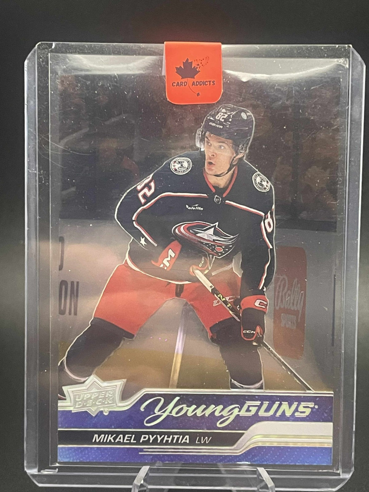 2023-24 UPPER DECK Mikael Pyyhtia YOUNG GUNS ROOKIE ACETATE Ultra Rare