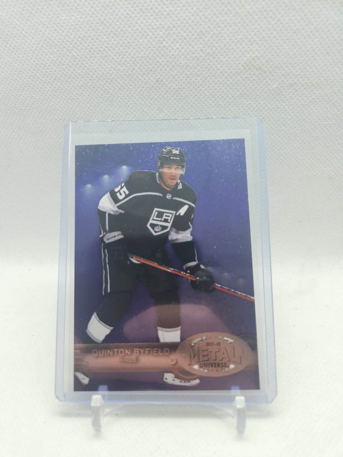2021-22 UD - Metal Universe - 1997-98 Retro Rookies Quinton Byfield R-50