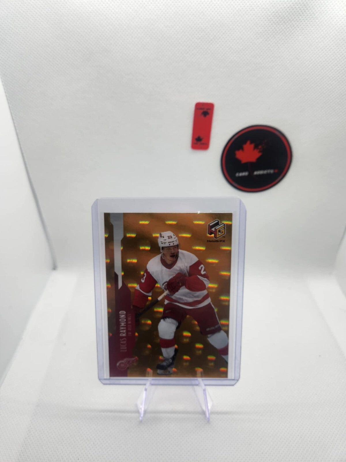 2021-22 Upper Deck Extended Series HoloGrFx Rookies GOLD Lucas Raymond