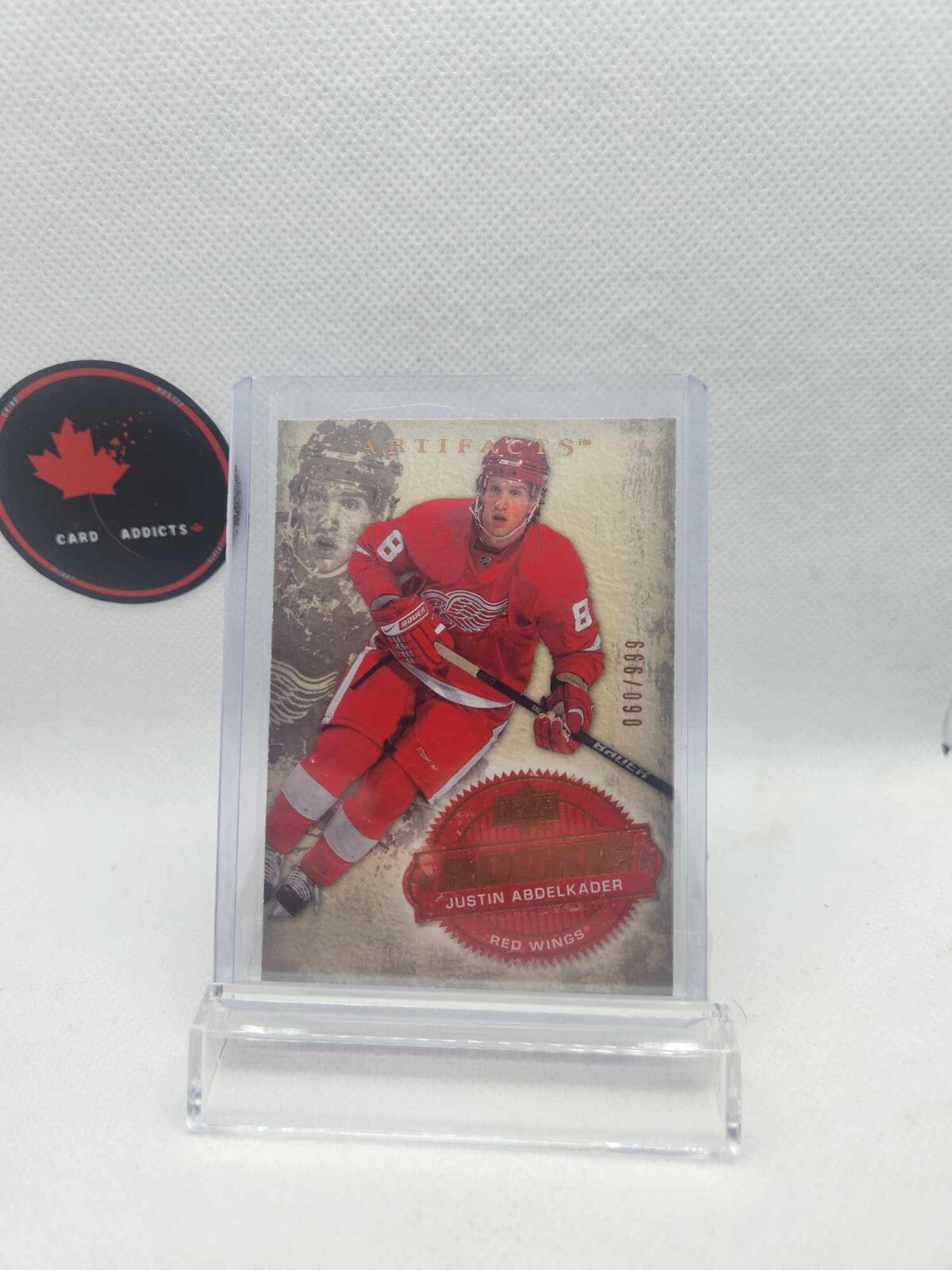 2008-09 Upper Deck Artifacts /999 Justin Abdelkader #248 Rookie RC