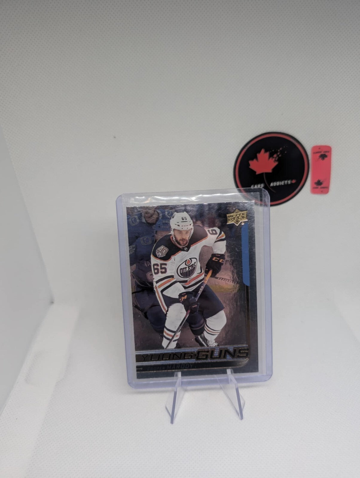 2018-19 UD Series 2 Young Guns RC-Cooper Marody #475 OILERS Silver Foil