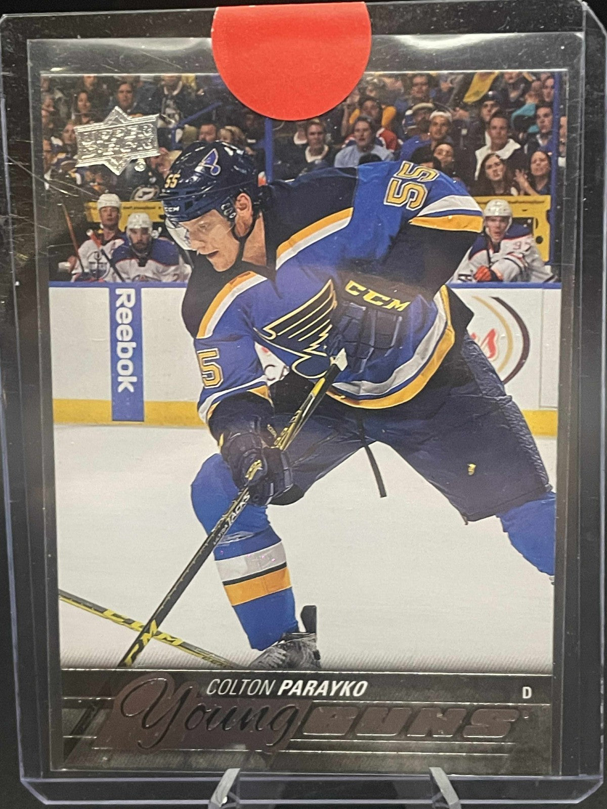 2015-16 UD Upper Deck Colton Parayko Young Guns YG Rookie RC #229 St Louis Blues