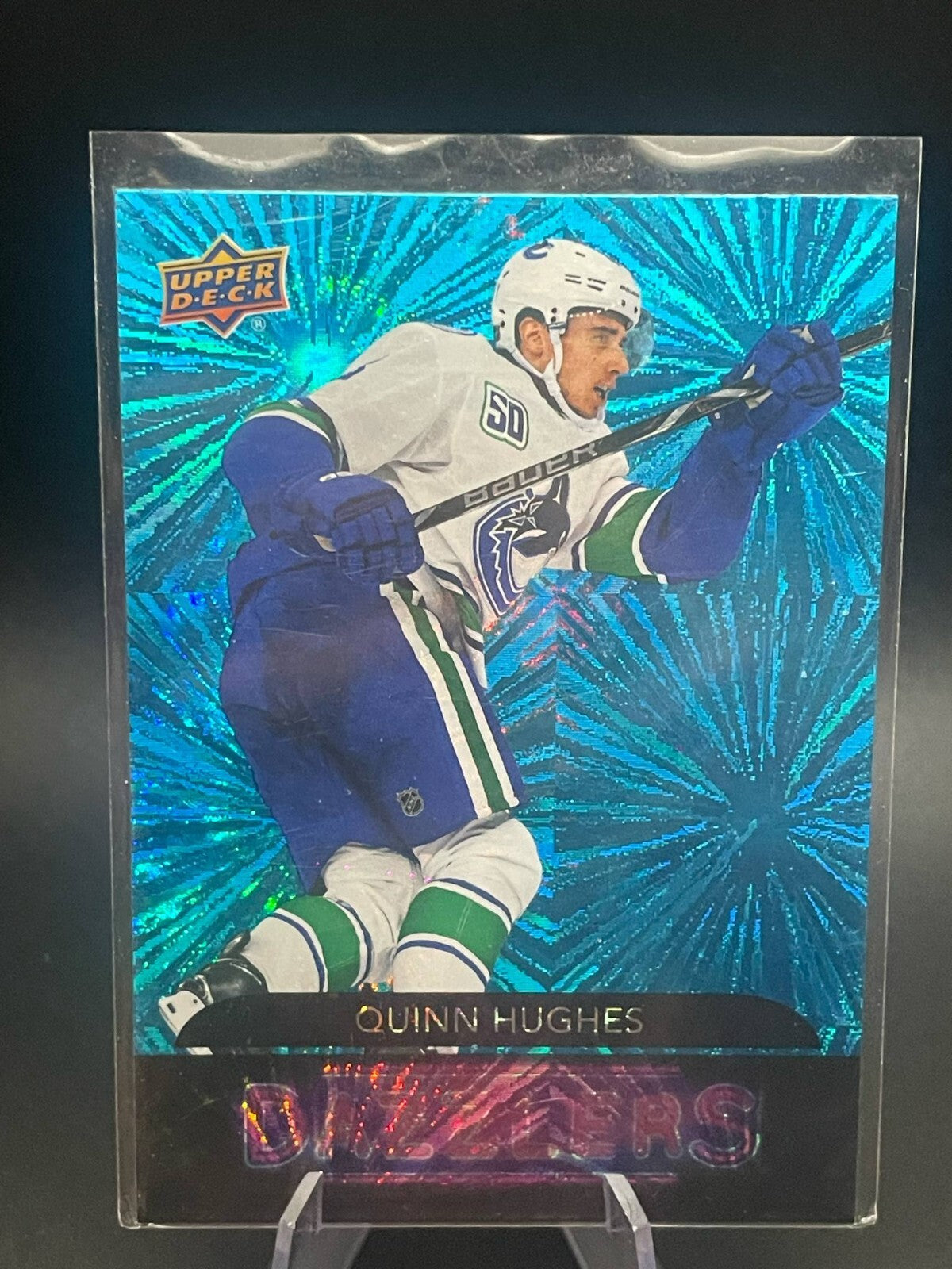 2020-21 UD SERIES 1 DAZZLERS QUINN HUGHES