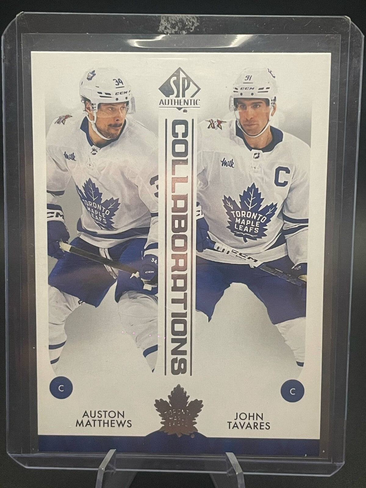 2023-24 SP Authentic Collaborations Auston Matthews / John Tavares #C-5