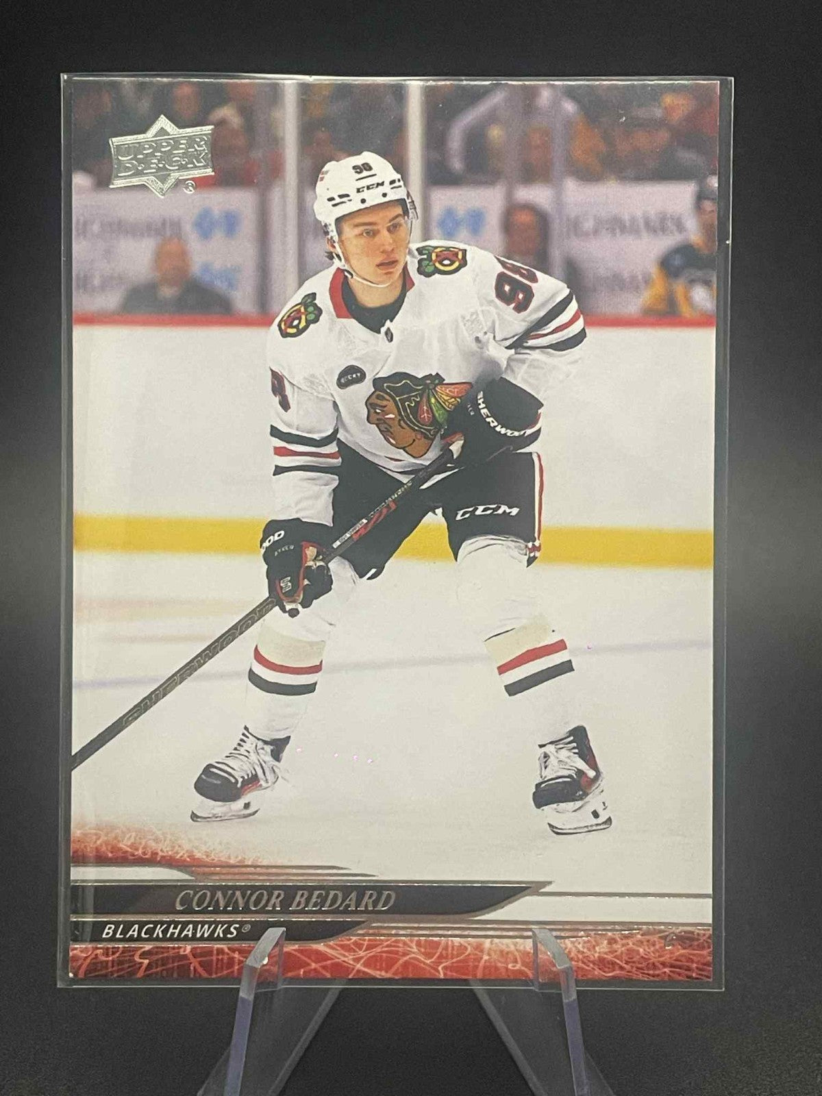 2024-25 UD Series 1 Connor Bedard Second Year Base Card #42 Chicago 4 Available