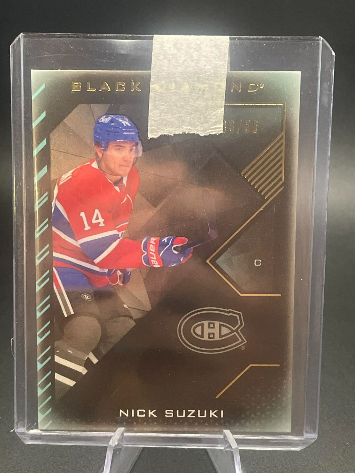 2021 UPPER DECK BLACK DIAMOND #BDB-NS NICK SUZUKI PURE /50