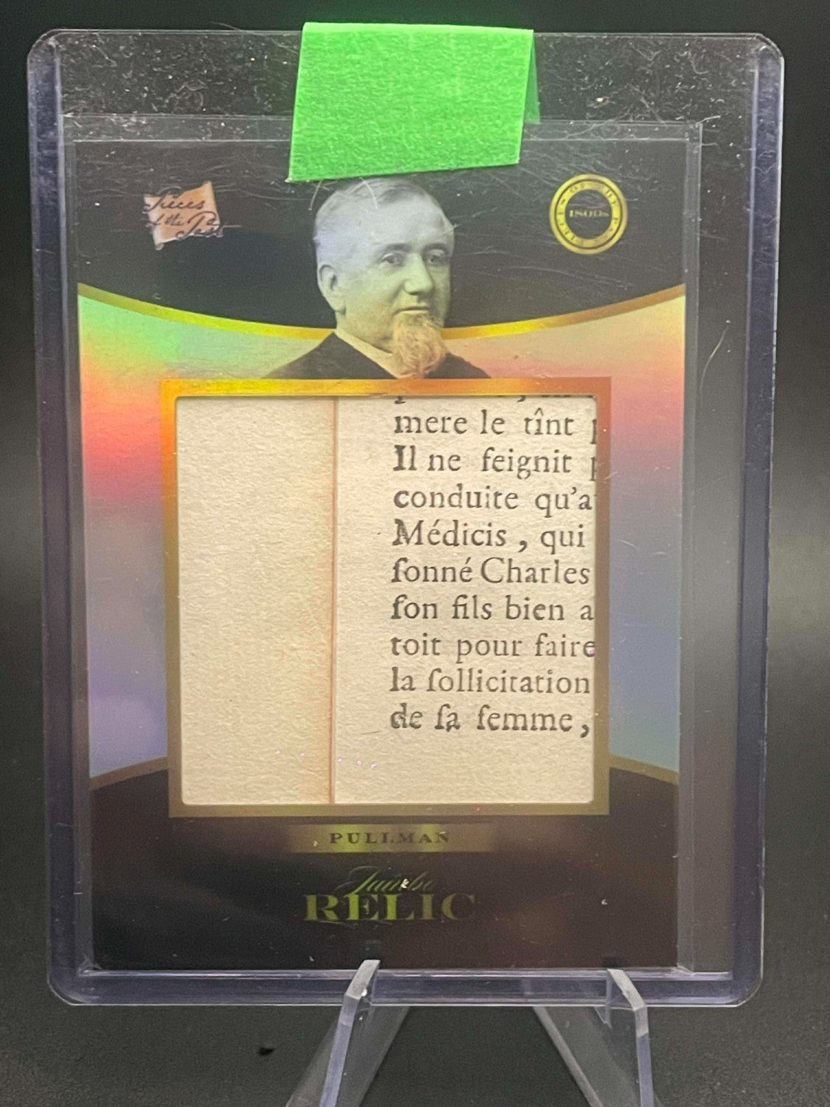 2025 Pieces of The Past Single Relic #568 George M. Pullman