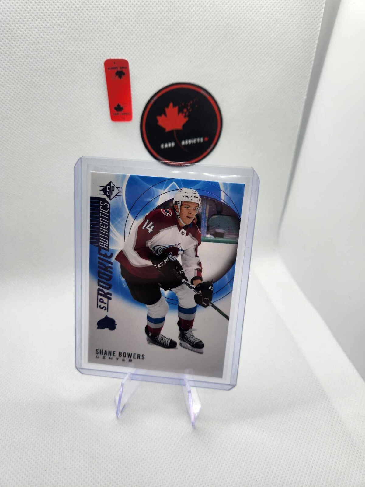 2020-21 SP Rookie Authentics Blue Shane Bowers #108