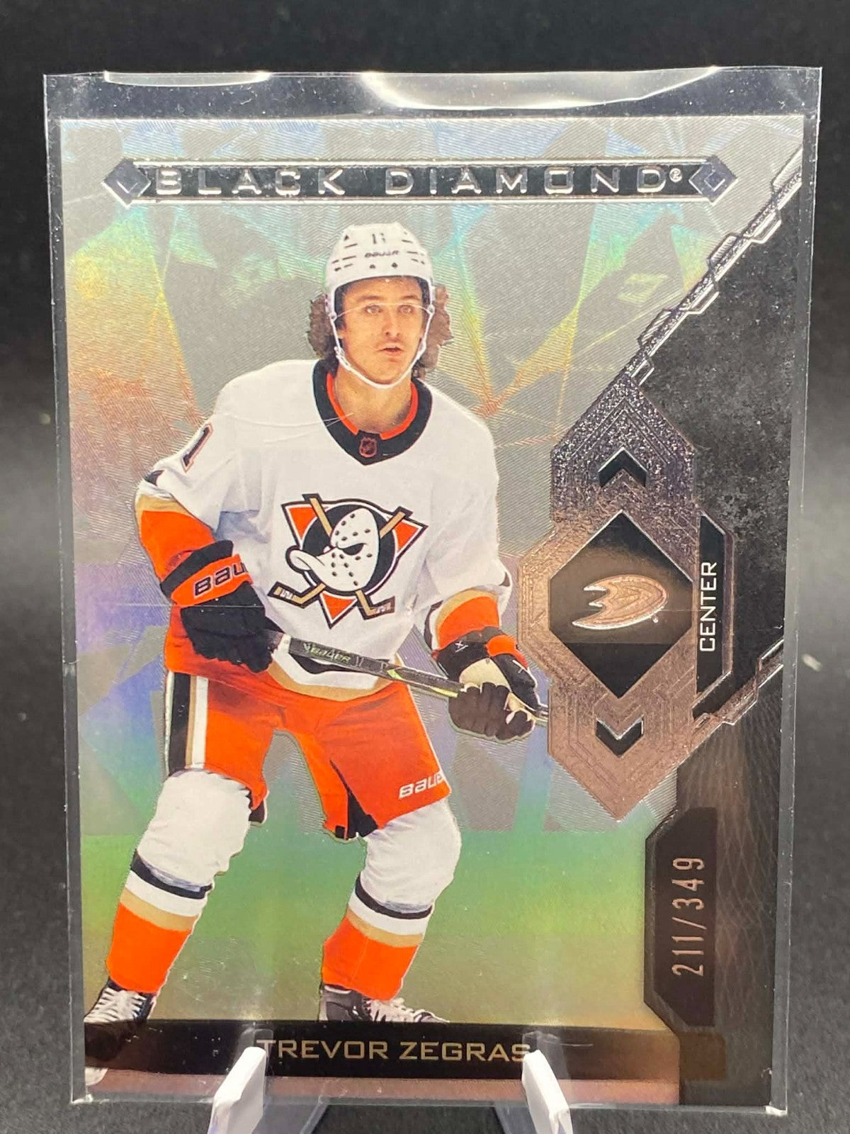 2022-23 Black Diamond Trevor Zegras /349 Anaheim Ducks