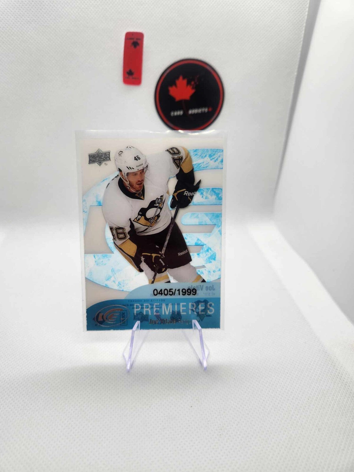 2011-12 UPPER DECK ICE ROOKIE PREMIERES Joe Vitale Rookie /1999 Pittsburgh