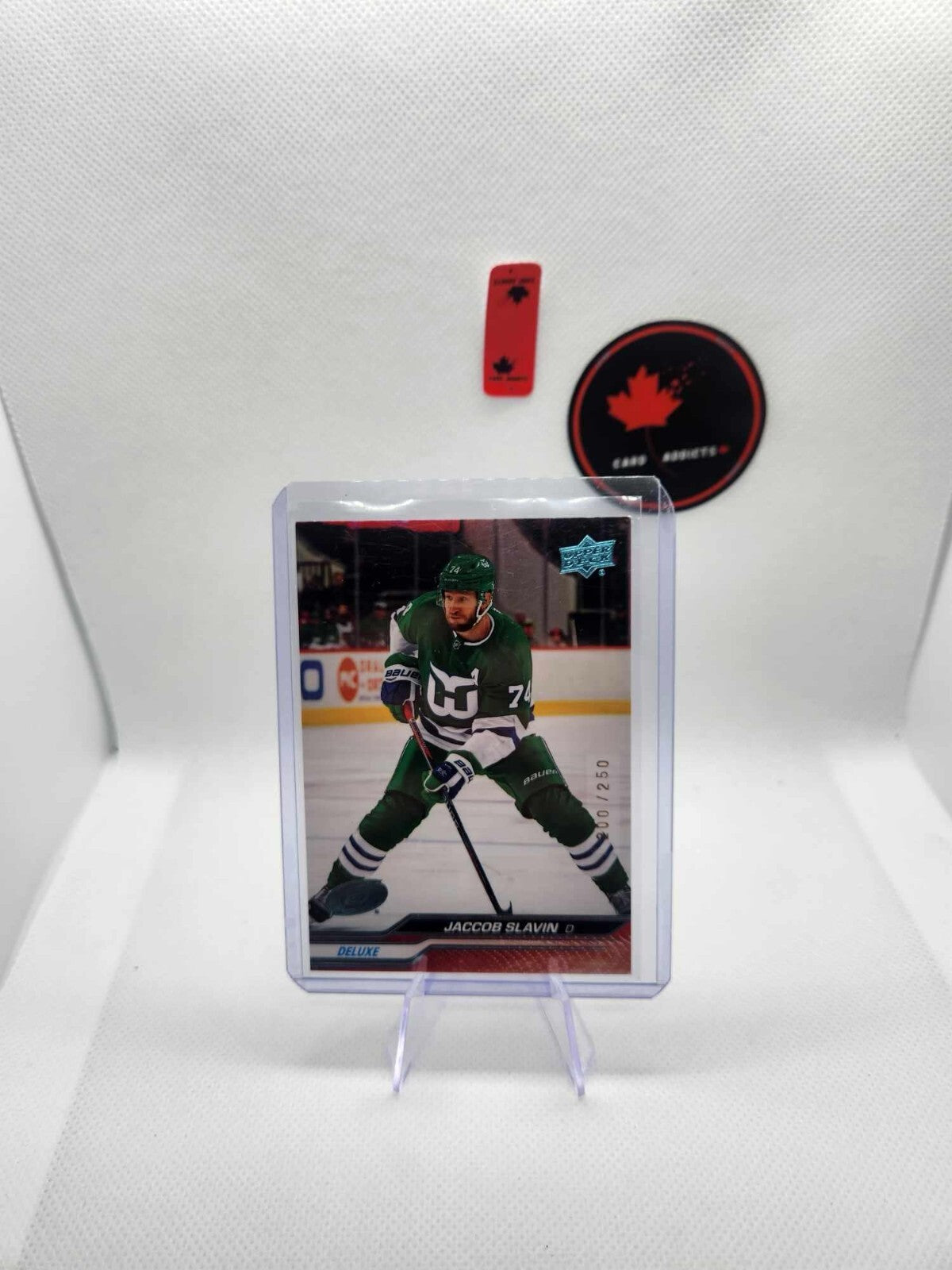 2023-24 Upper Deck #35 Jaccob Slavin Deluxe #/250