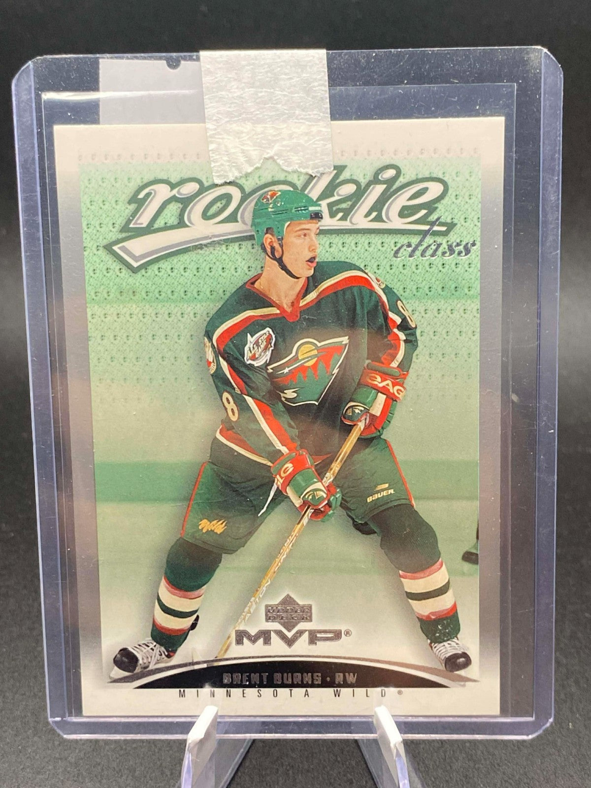 2003-04 BRENT BURNS UPPER DECK MVP ROOKIE CLASS ROOKIE CARD #455 MINNESOTA WILD