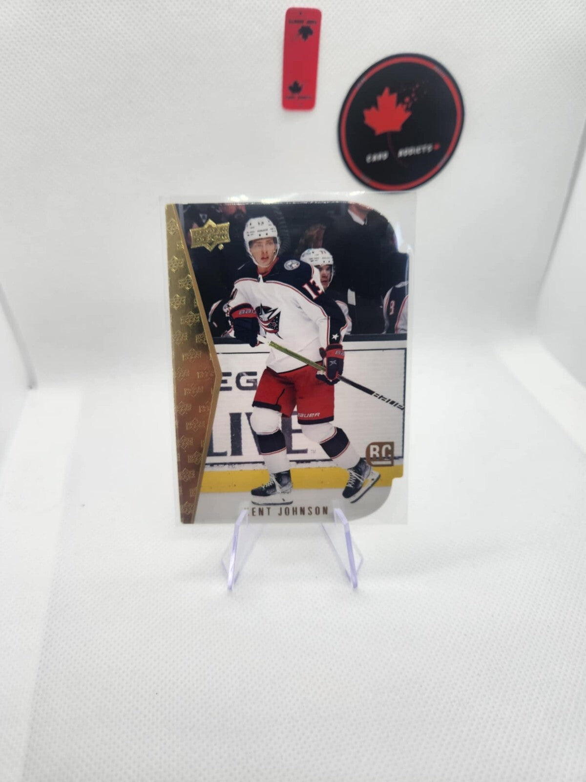 Kent JOHNSON RC 2022-23 Upper Deck Series 1 Retro Die Cut Gold #RDT-4