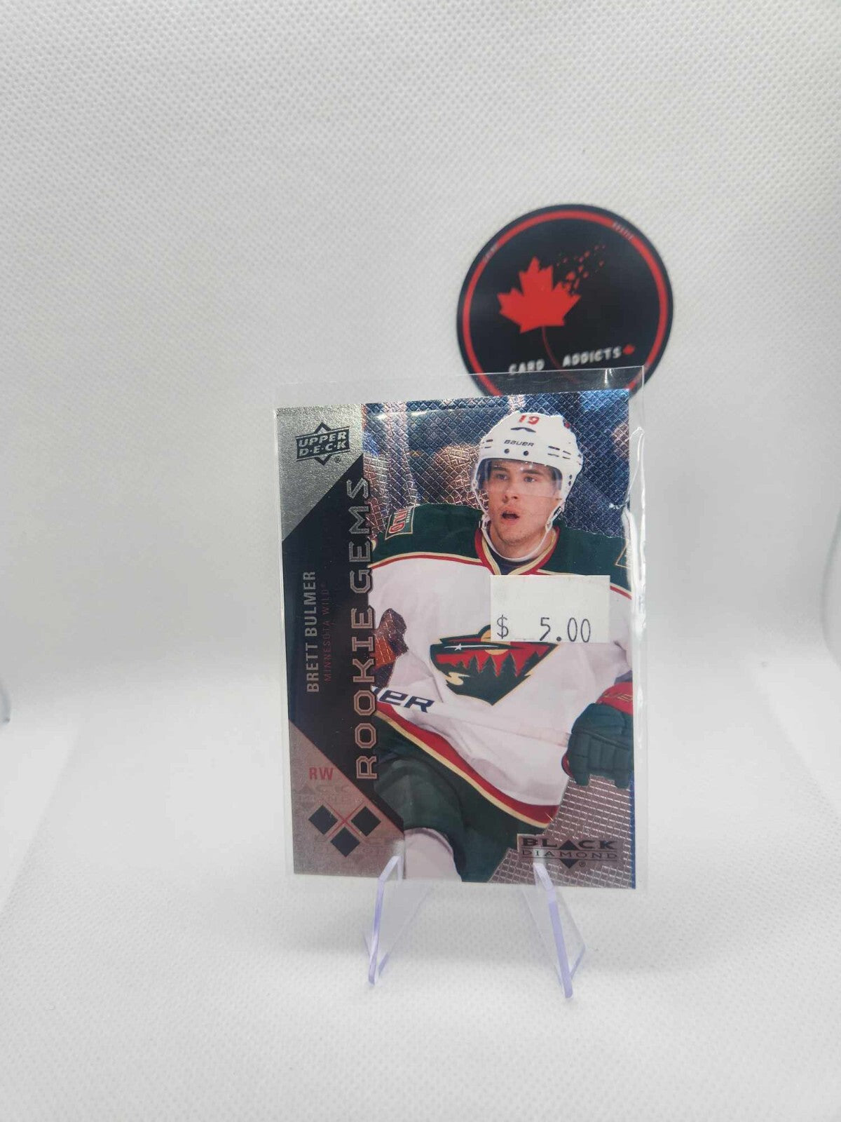 2011-12 Black Diamond Gems Triple Brett Bulmer Rookie #199 Minnesota Wild
