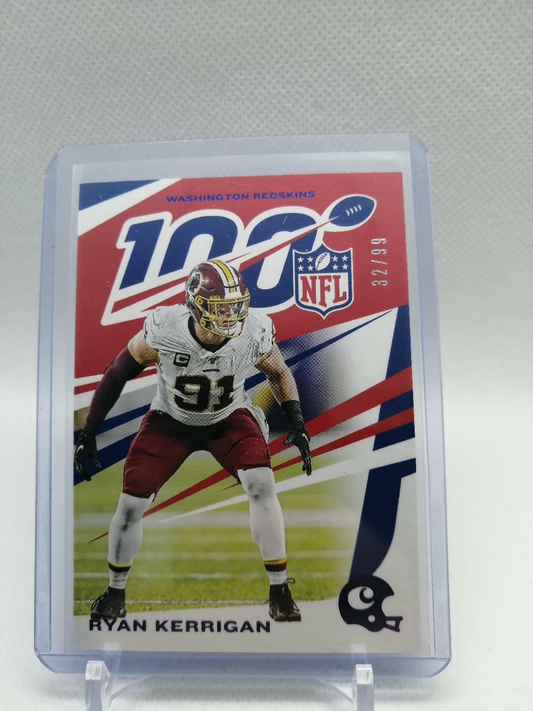 2019 Panini Chronicles NFL 100 Blue /99 Ryan Kerrigan #95