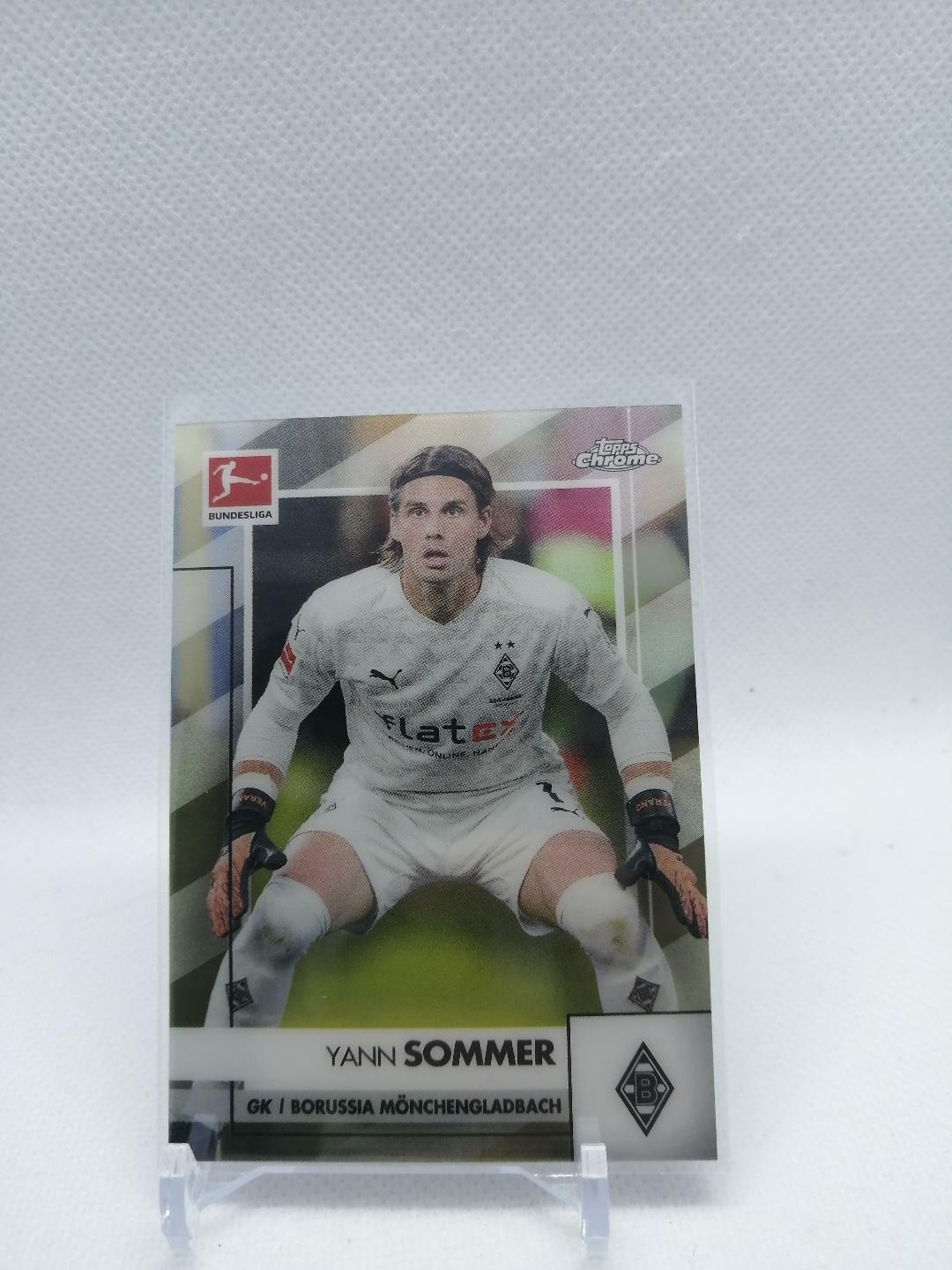 2020-21 Topps Chrome Bundesliga Yann Sommer Borussia Monchengladbach Card #77