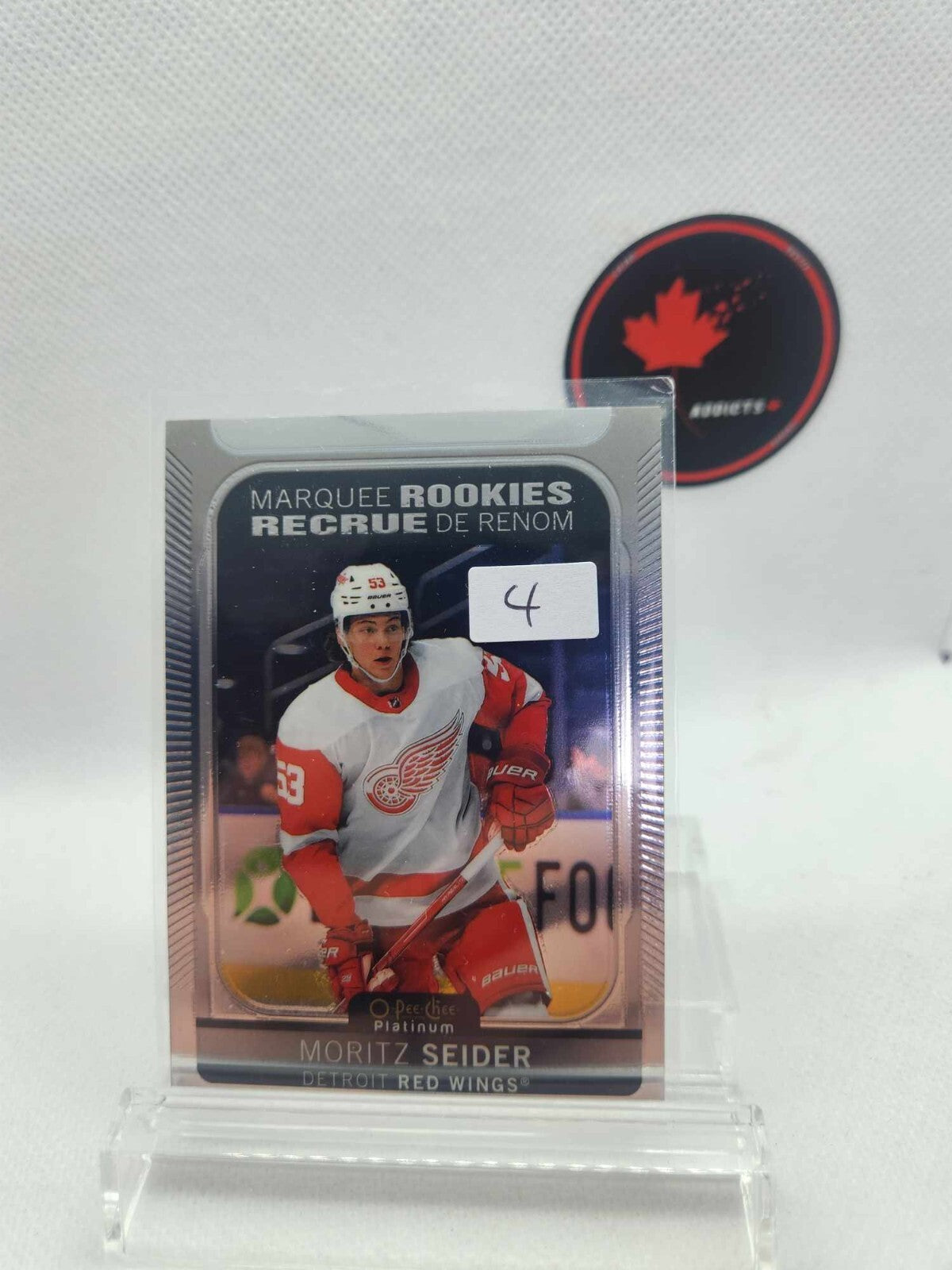 Moritz Seider Marquee Rookie 2021-22 O-Pee-Chee Platinum Card #287