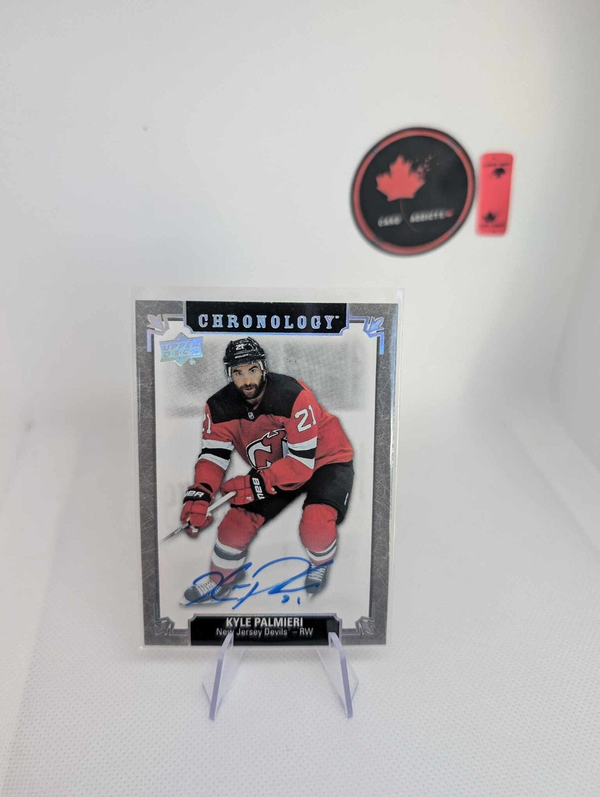 2019-20 Upper Deck Chronology Auto Kyle Palmieri Auto #FH-NJ-KP