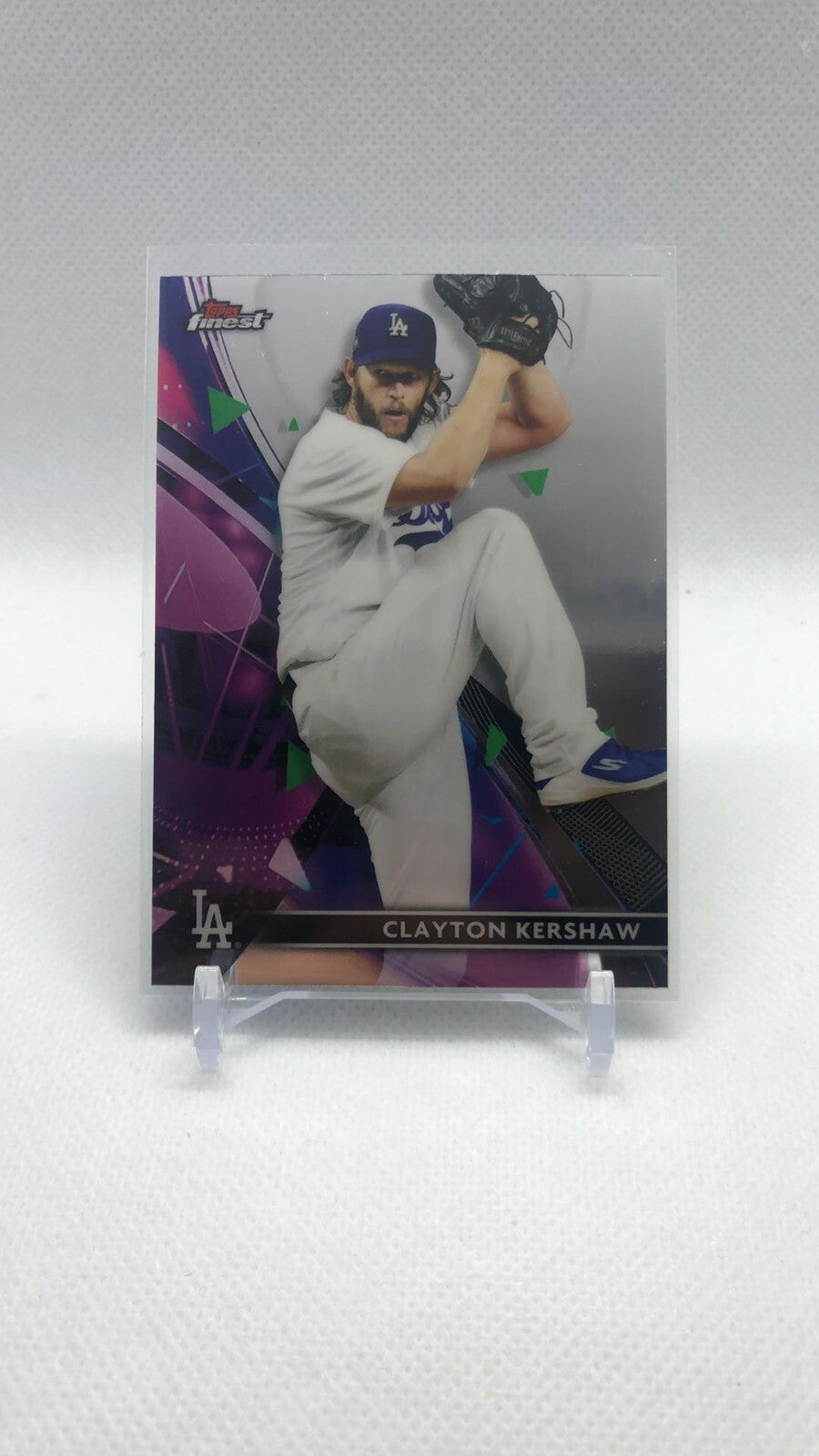 2021 Topps Finest Clayton Kershaw Base Card Los Angeles Dodgers