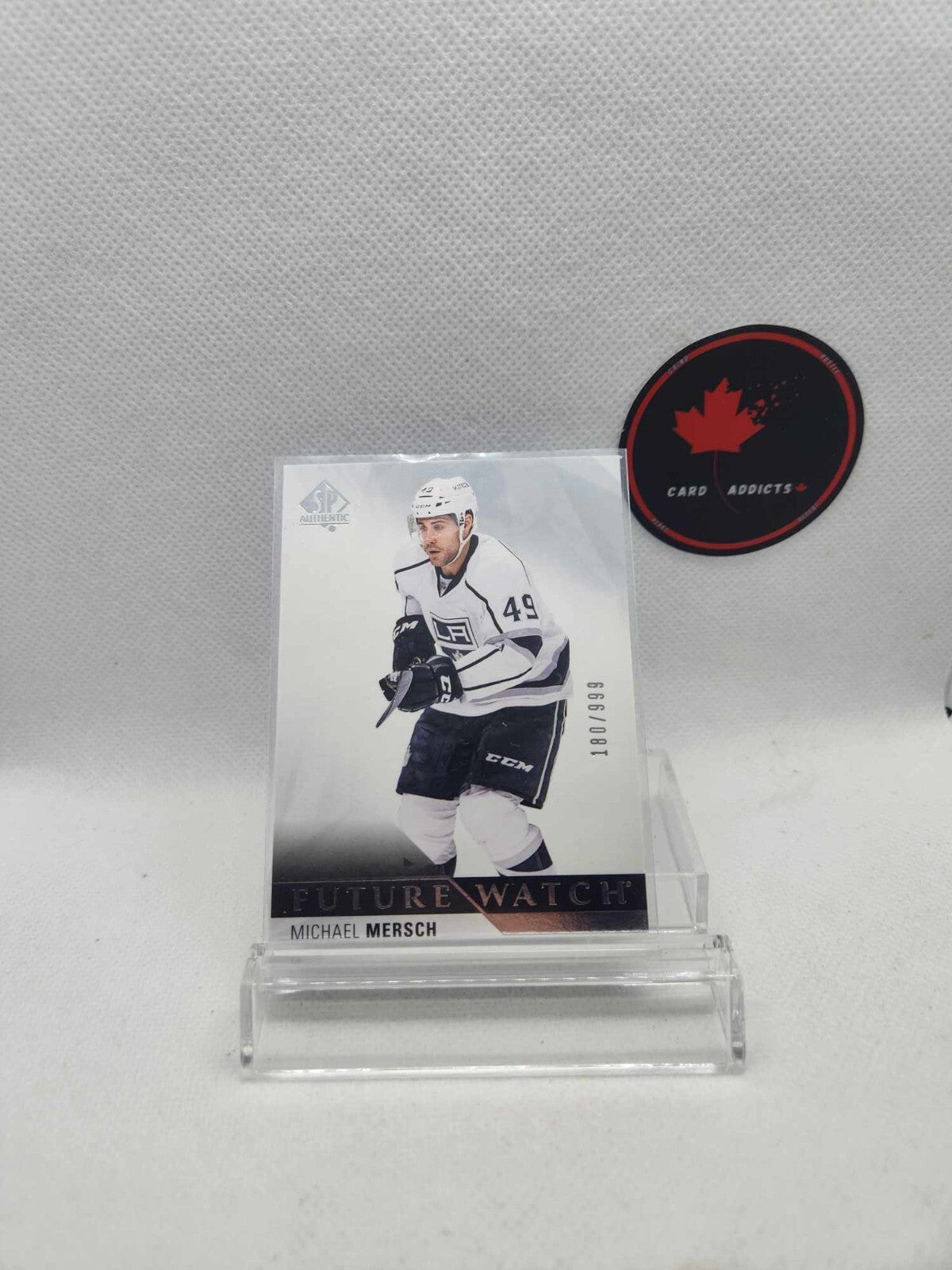 2015-16 SP Autherntic Future Watch Michael Mersch /999 Los Angeles Kings #192