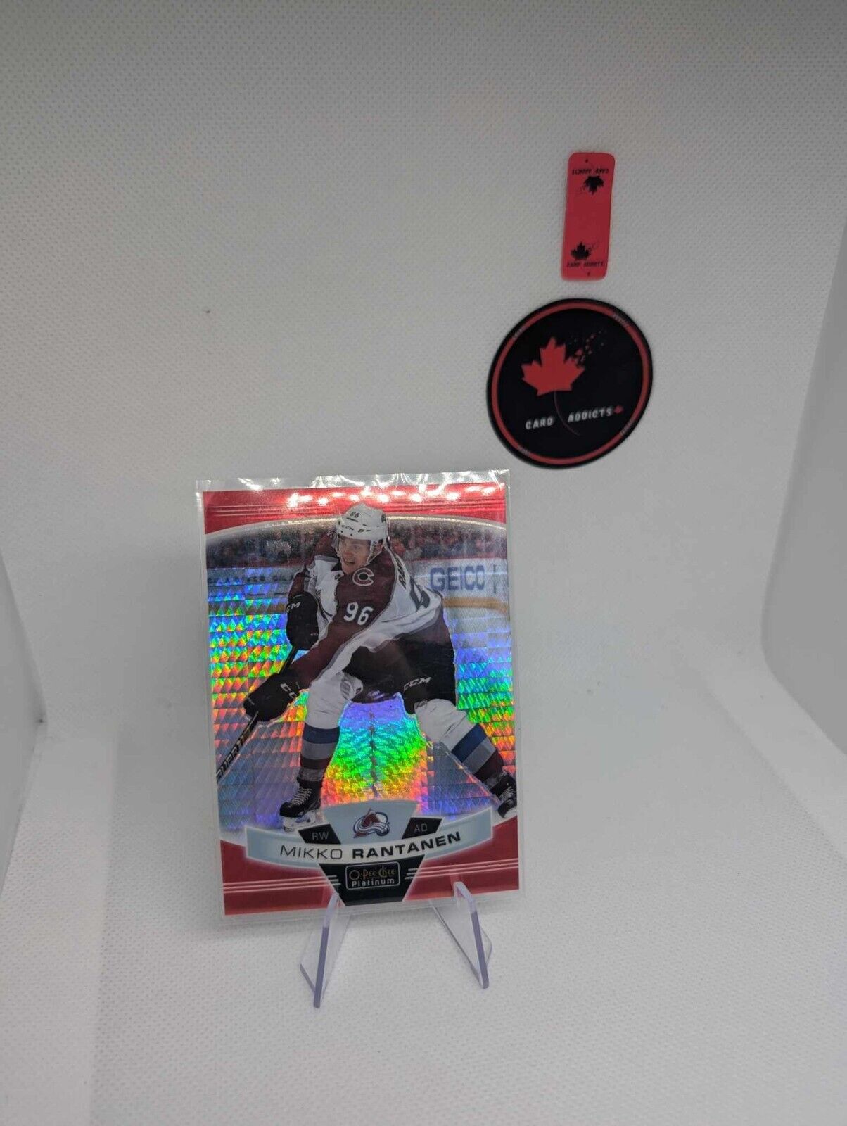 2019-20 O-Pee-Chee Platinum Red Prism /199 Mikko Rantanen #121
