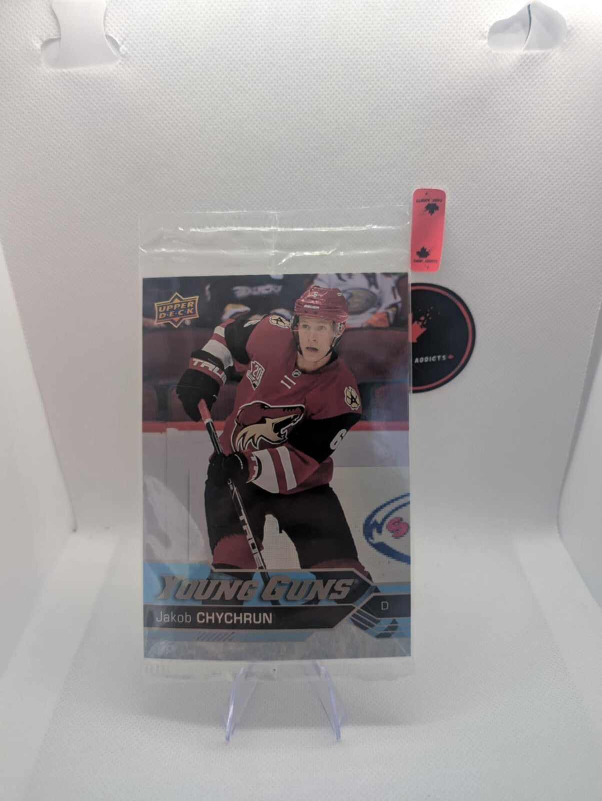 2016-17 UD SERIES 1 YOUNG GUNS JAKOB CHYCHRUN #206 OVERSIZED JUMBO