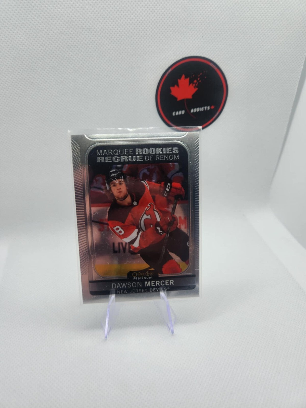21/22 OPC PLATINUM DAWSON MERCER MARQUEE RC ROOKIE #282 New Jersey Devils