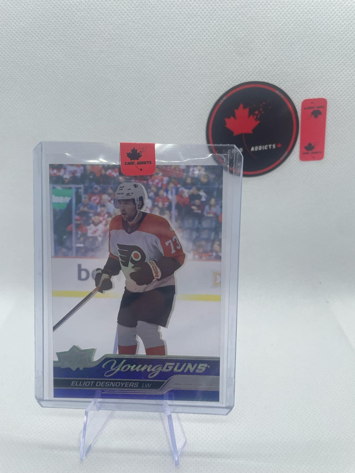 23/24 2023 UPPER DECK EXTENDED SERIES ELLIOT DESNOYERS #219 YOUNG GUNS ACETATE