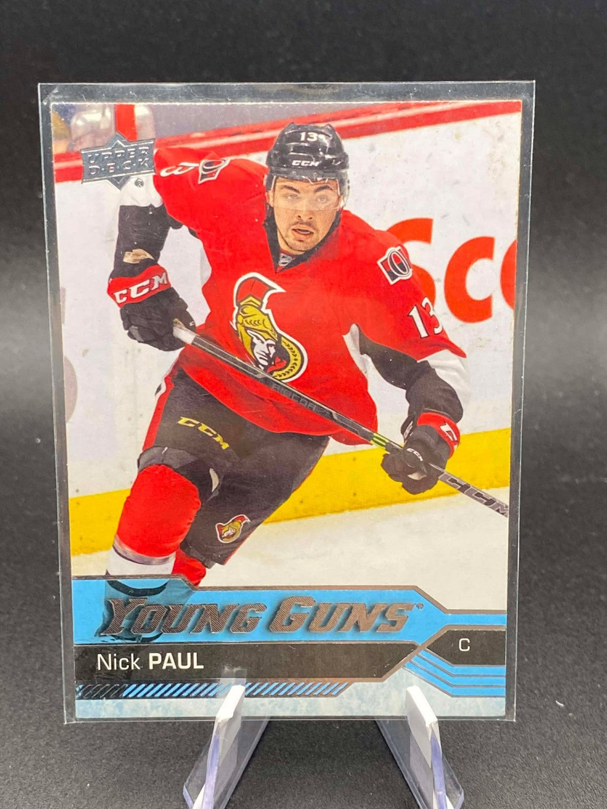 2016-17 Upper Deck Young Guns Nick Paul Rookie Ottawa Senators #219