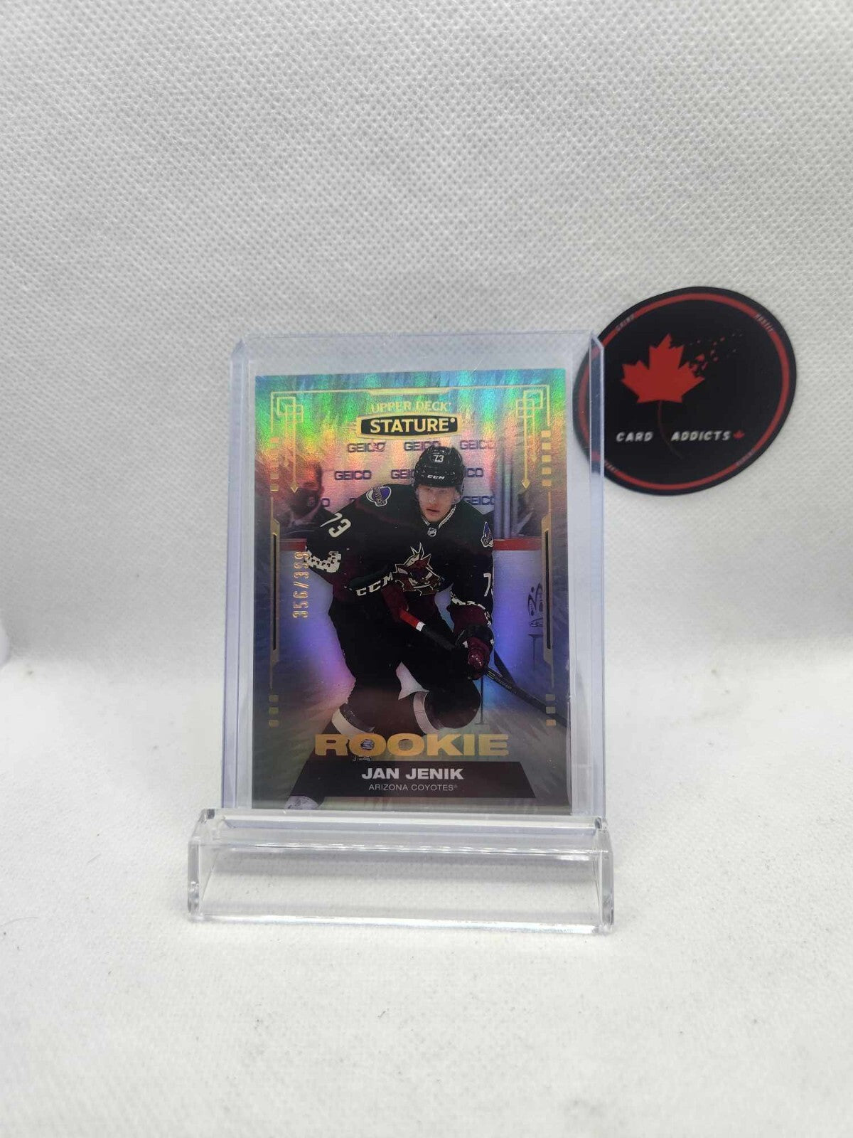 2021-22 Upper Deck Stature Jan Jenik RC /399 Arizona Coyotes #179