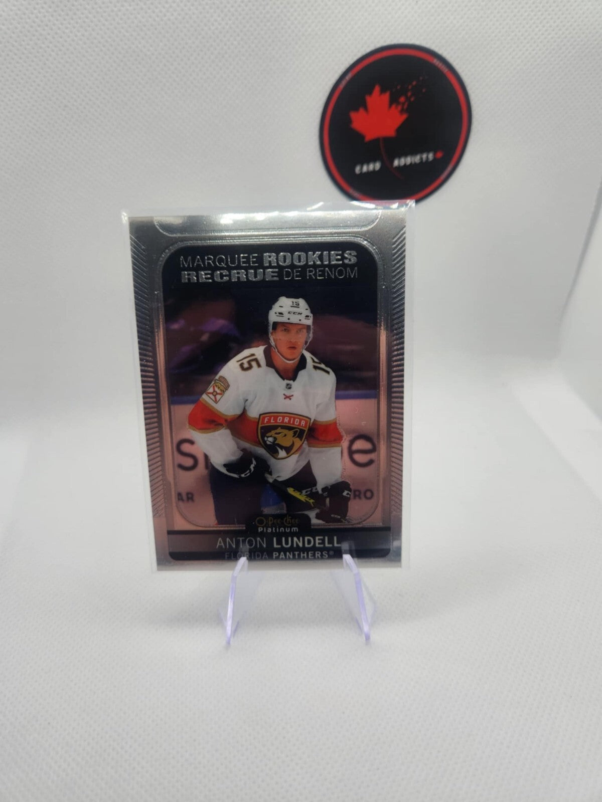 2021-22 opc platinum. Marquee Rookie. Anton Lundell. Panthers