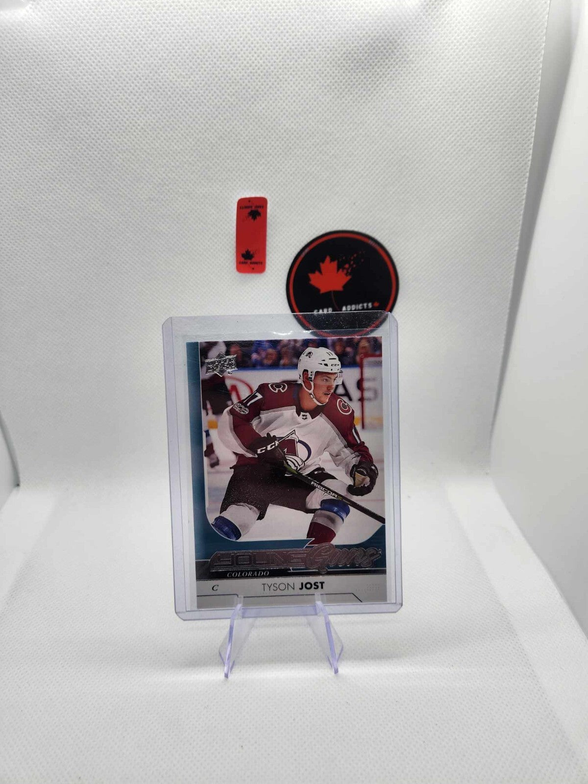 2017-18 Upper Deck Young Guns Rookie #246 Tyson Jost Colorado Avalanche