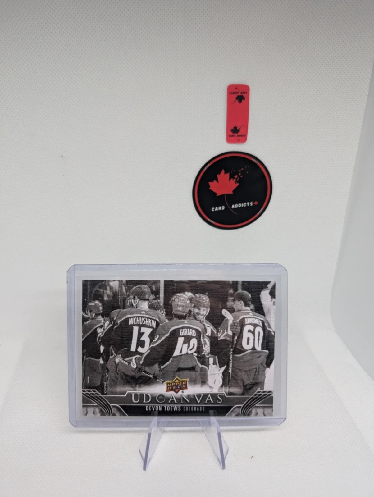 2024-25 UD Series 1 Canvas Black & White #C-13 Devon Toews