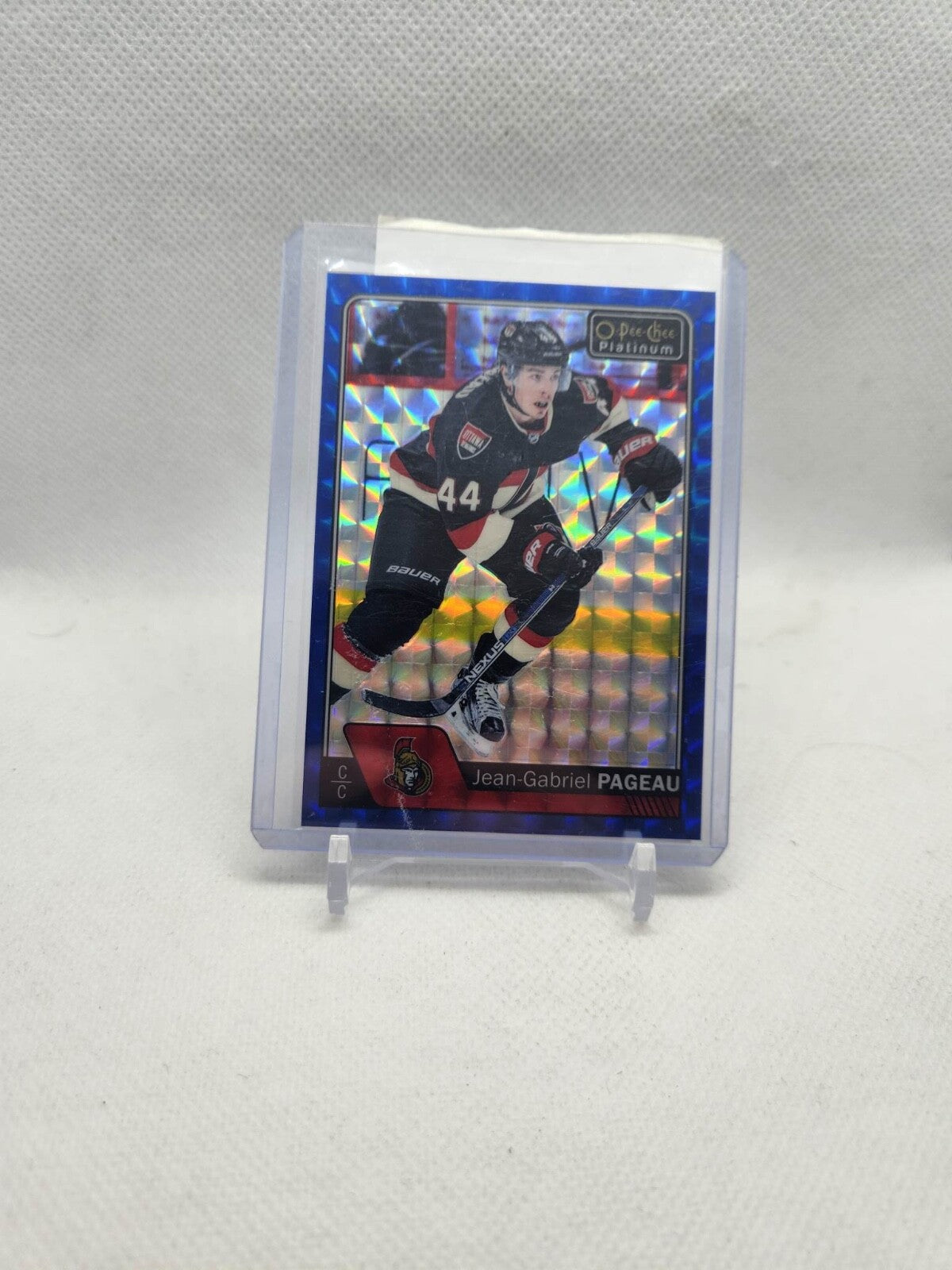 2016-17 O-Pee-Chee Platinum Royal Blue Cubes /99 Jean-Gabriel Pageau #116