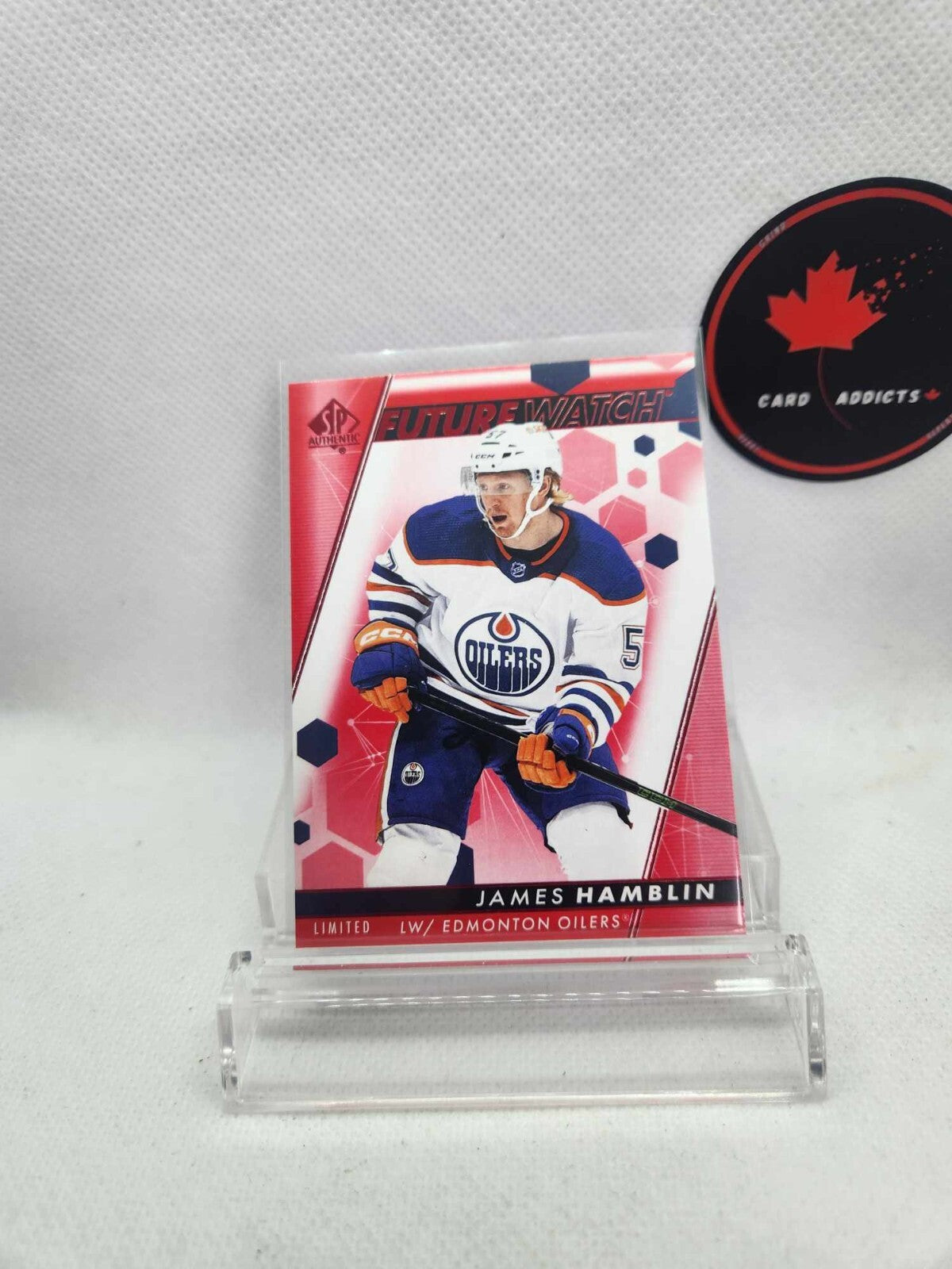 2022-23 Upper Deck SP Authentic Red Limited Future Watch James Hamblin #193 RC