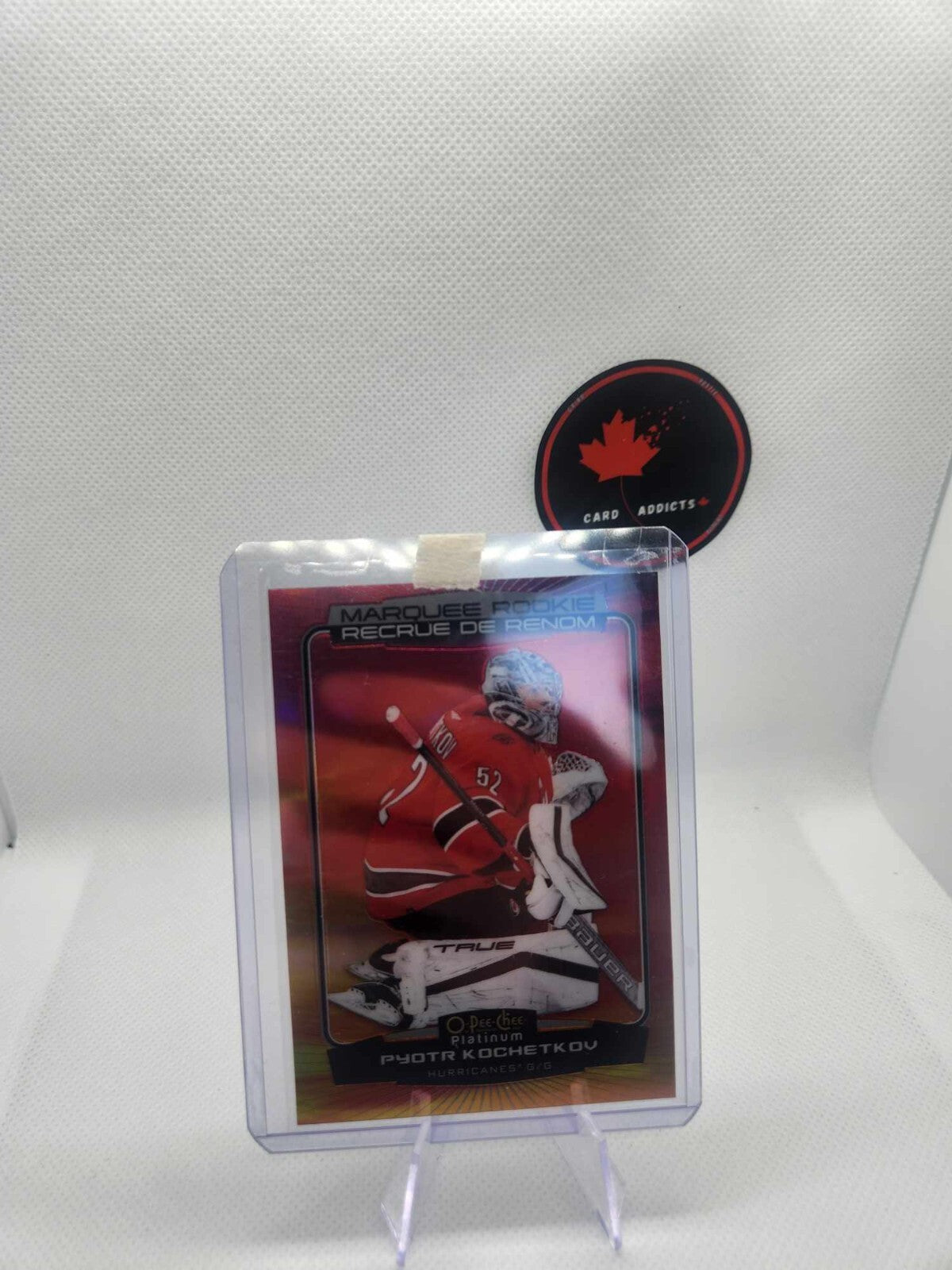 2022-23 O-Pee-Chee Platinum #224 Pyotr Kochetkov Sunset Carolina Hurricanes