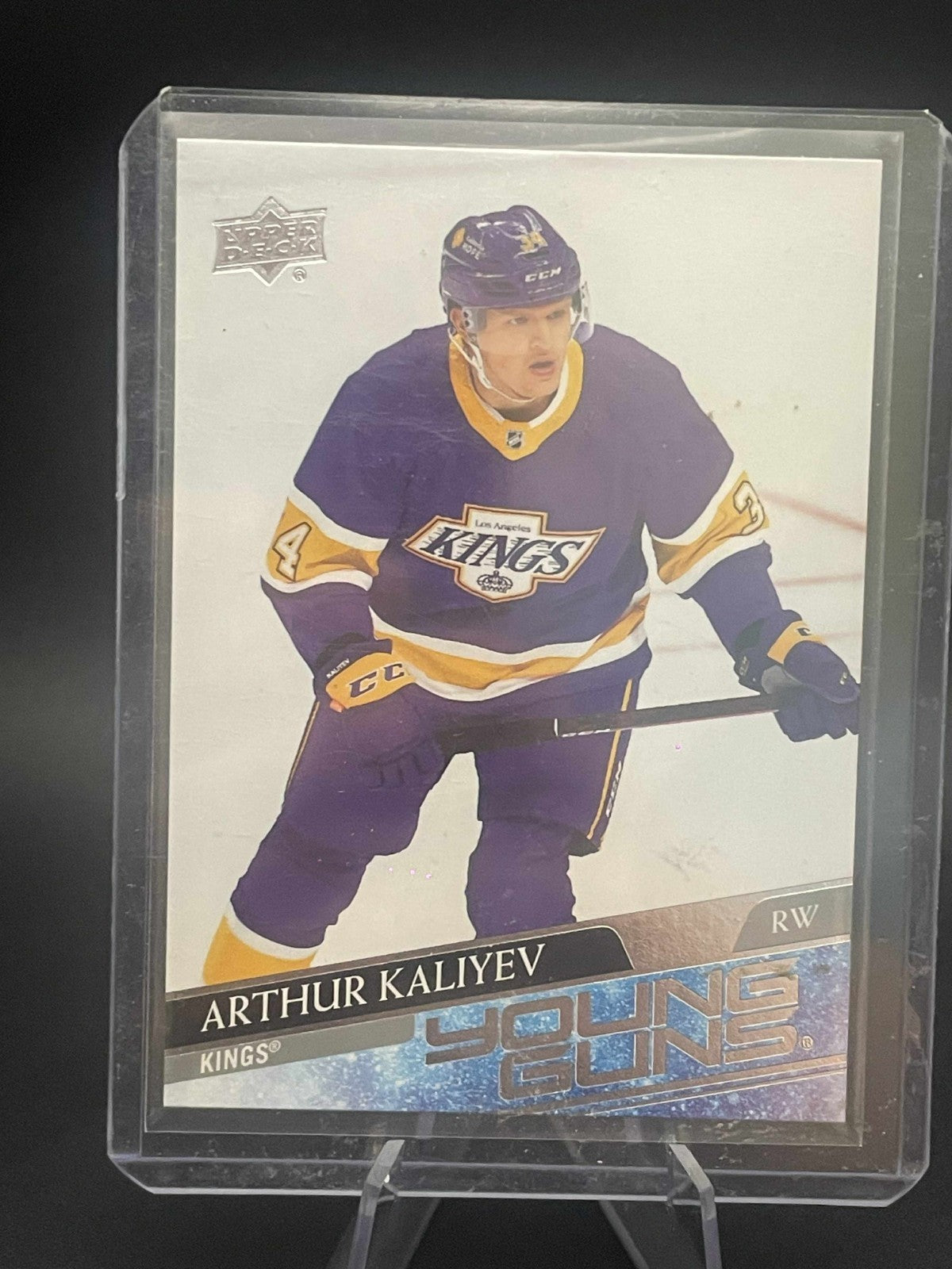 ARTHUR KALIYEV 2020-21 Upper Deck YOUNG GUNS Rookie Card RC #701