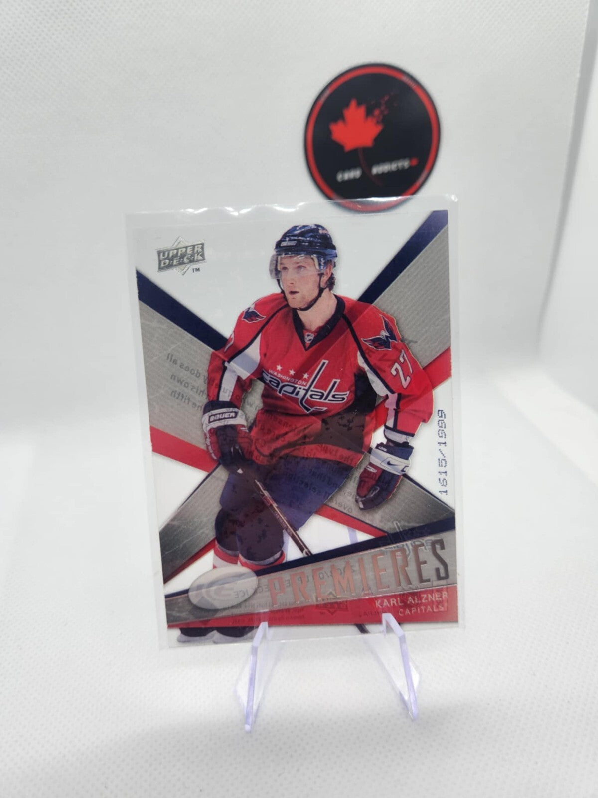 2008-09 UPPER DECK ICE PREMIERES #114 KARL ALZNER /1999