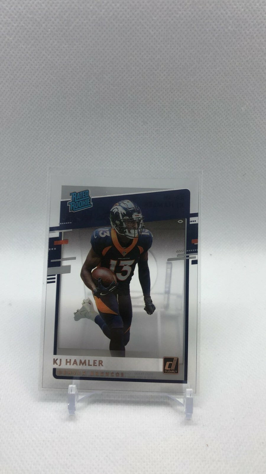 2020 Panini Chronicles Clearly Donruss Football KJ HAMLER Rated Rookie RC