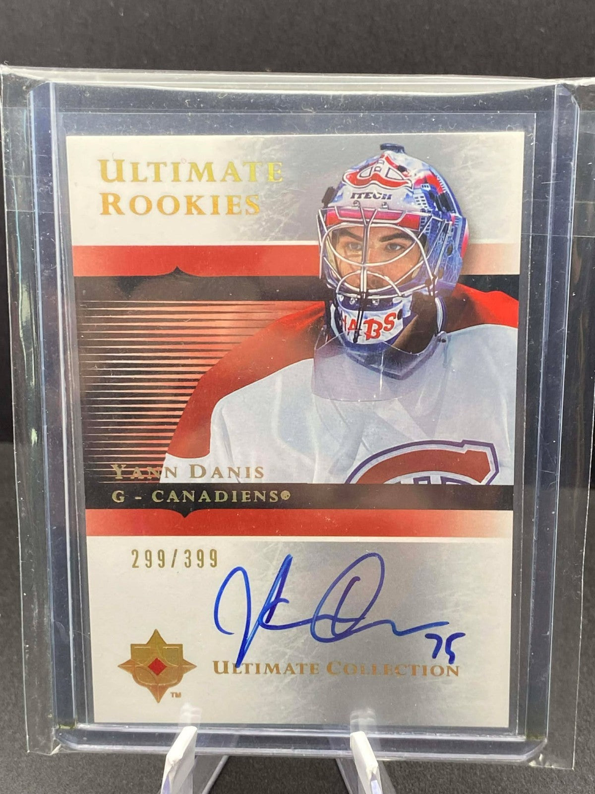 2005-06 Ultimate Collection Yann Danis #120 Rookies Auto /399 Canadiens RC