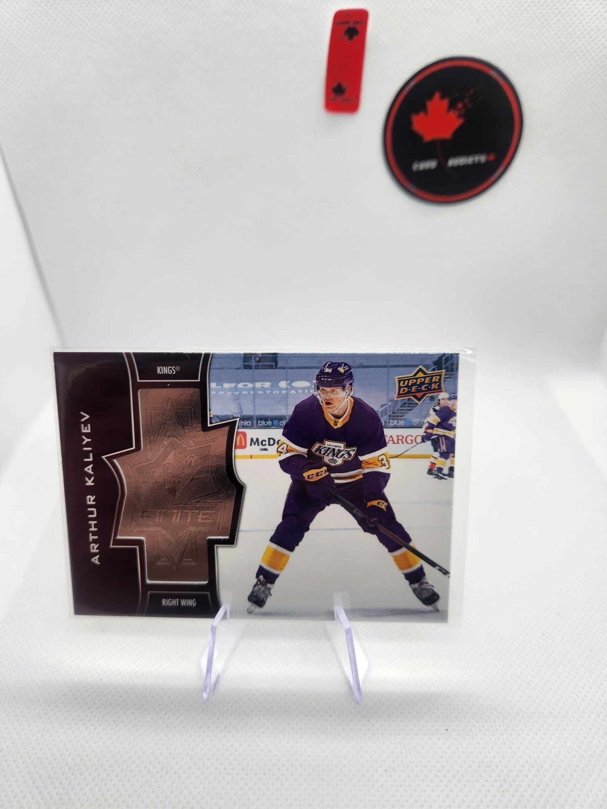 2020-21 Arthur Kaliyev Upper Deck SPX Finite Rookie /2999 Los Angeles Kings