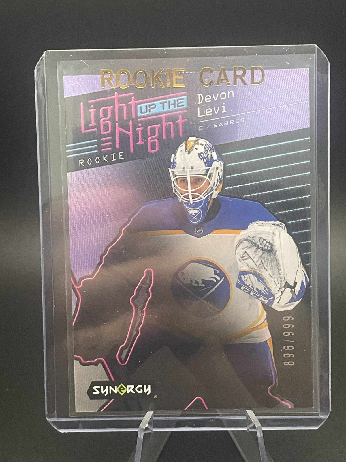 Devon Levi Rookie Light Up The Night 2023-24 Upper Deck Synergy #LN-DL /999