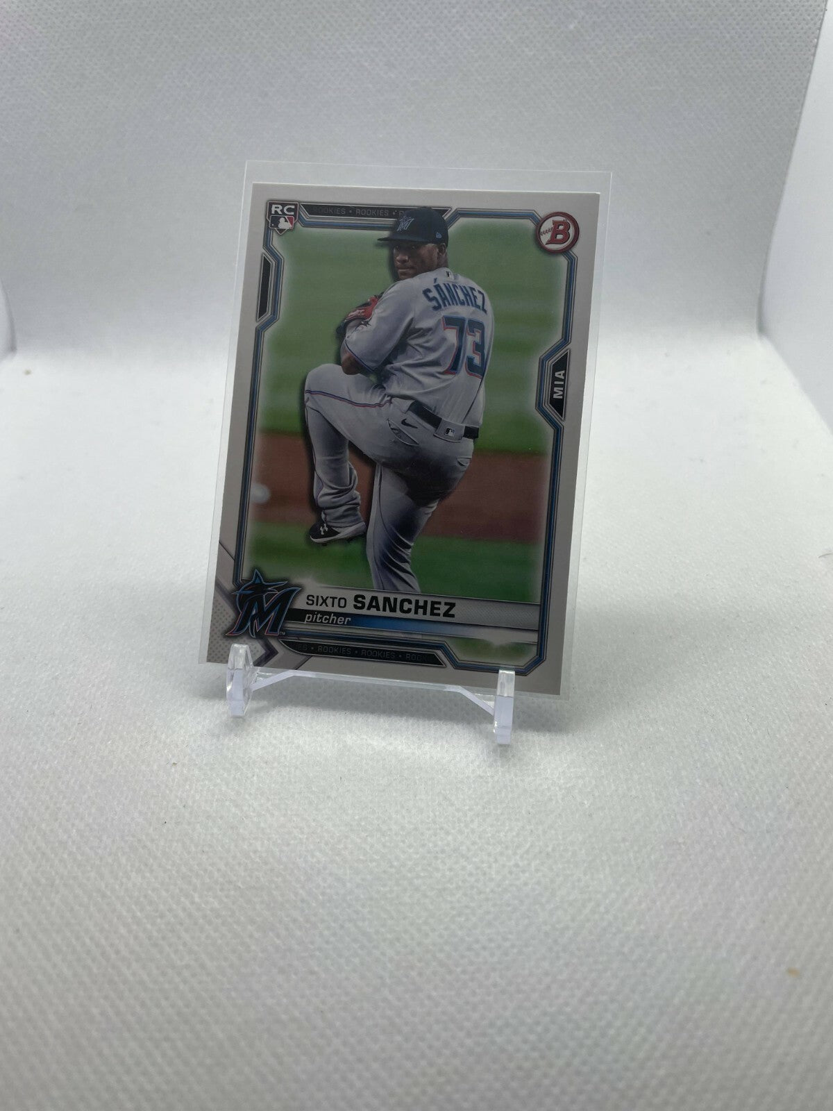 Sixto Sanchez #13 2021 Bowman MLB Rookie Card RC Miami Marlins