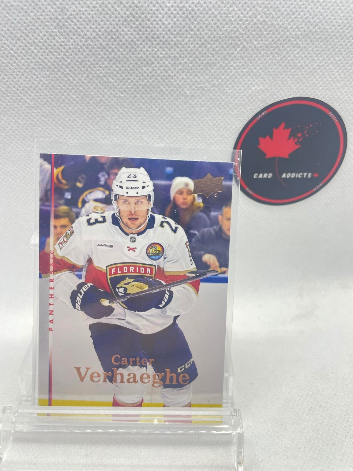 2022-23 UD Extended Series 2007-08 UD Retro Carter Verhaeghe